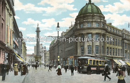 Grainger Street, Newcastle on Tyne, northumberland. c.1915
